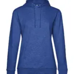 22742 - #Hoodie /women French Terry, heather royal blue — productfoto 12