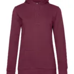 22742 - #Hoodie /women French Terry, wine — productfoto 25