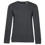 22942 - Crew Neck /women French Terry, asphalt — productfoto 4