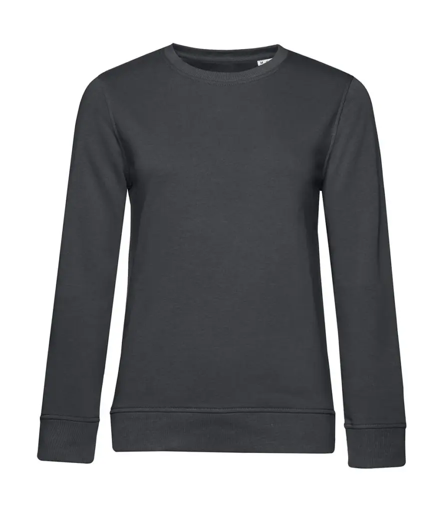 22942 - Crew Neck /women French Terry, asphalt — productfoto 4