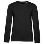 22942 - Crew Neck /women French Terry, black pure — productfoto 3
