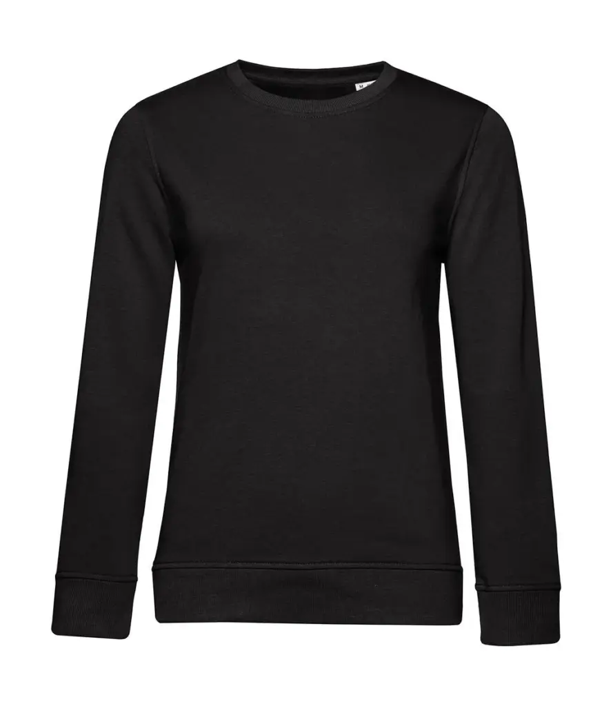 22942 - Crew Neck /women French Terry, black pure — productfoto 3