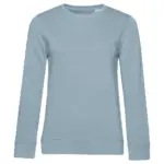 22942 - Crew Neck /women French Terry, blue fog — productfoto 9