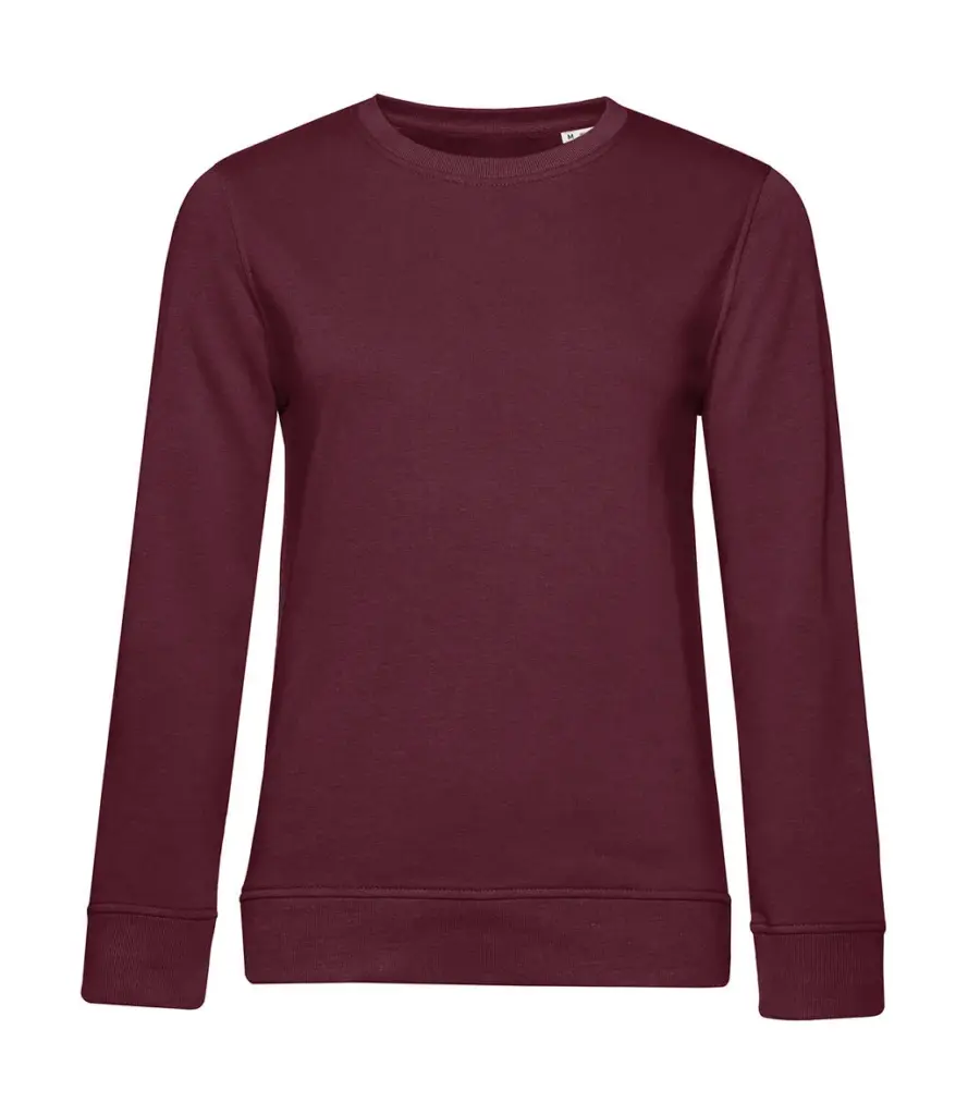 22942 - Crew Neck /women French Terry, burgundy — productfoto 15