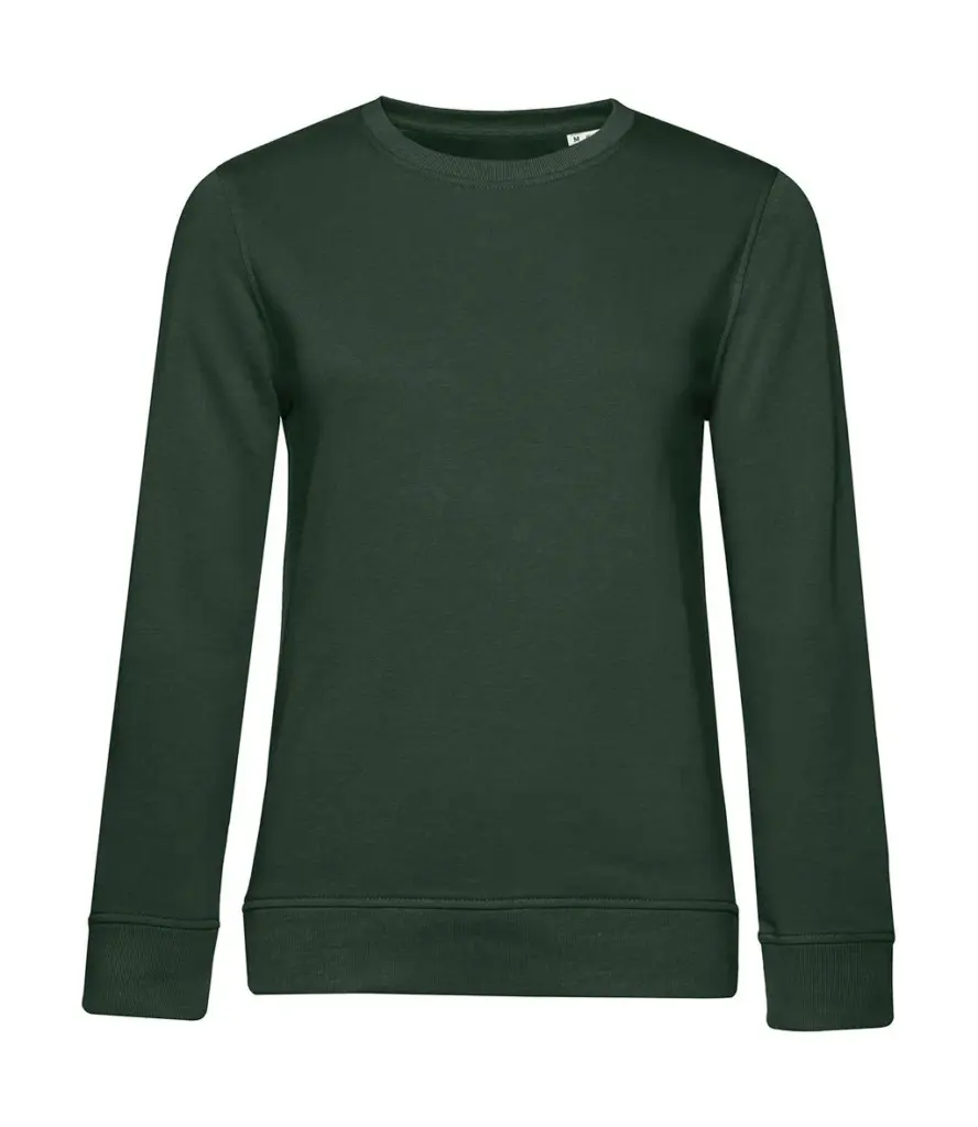 22942 - Crew Neck /women French Terry, forest green — productfoto 19