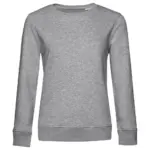 22942 - Crew Neck /women French Terry, heather grey — productfoto 5