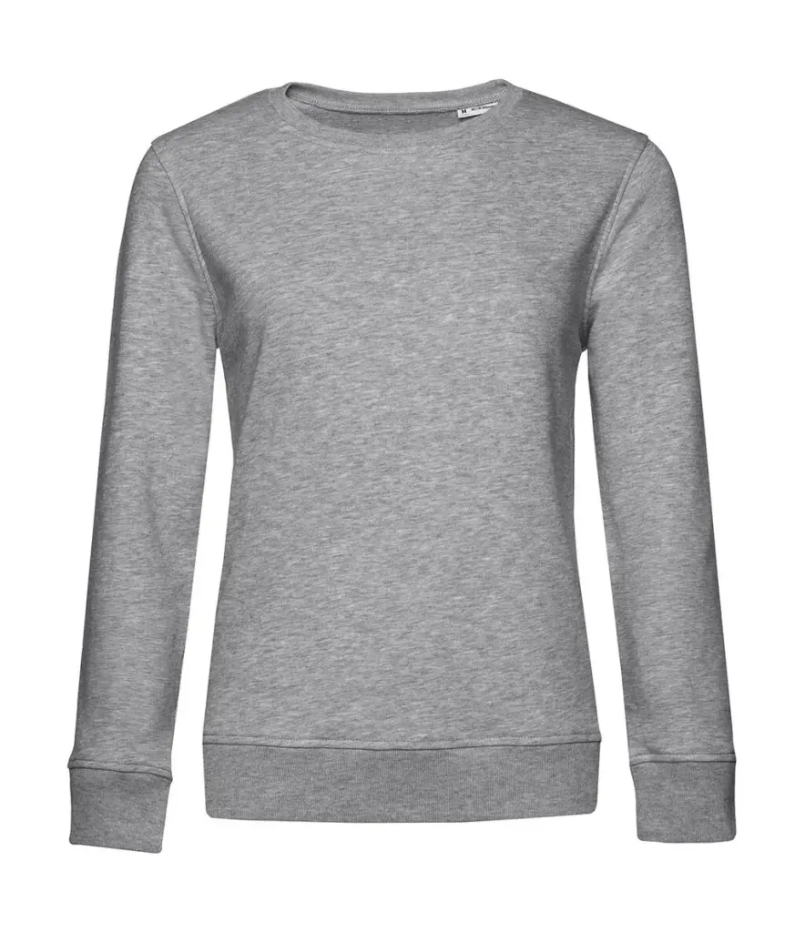 22942 - Crew Neck /women French Terry, heather grey — productfoto 5