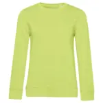 22942 - Crew Neck /women French Terry, lime — productfoto 17