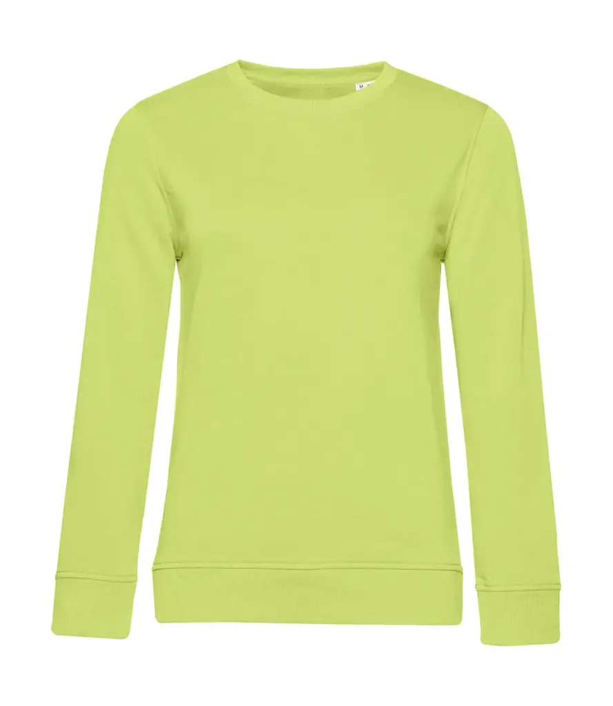 22942 - Crew Neck /women French Terry, lime — productfoto 17