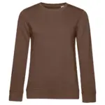 22942 - Crew Neck /women French Terry, mocha — productfoto 21