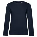 22942 - Crew Neck /women French Terry, navy blue — productfoto 7