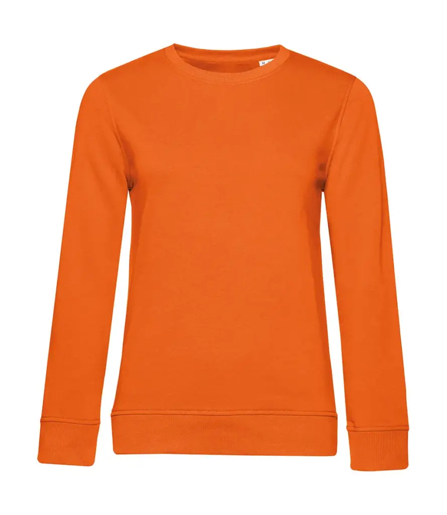 22942 - Crew Neck /women French Terry, pure orange — productfoto 12