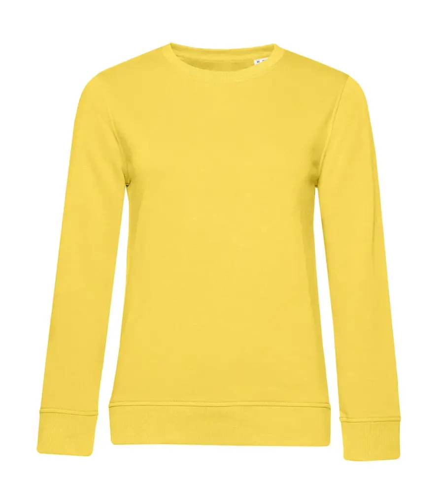 22942 - Crew Neck /women French Terry, yellow fizz — productfoto 20