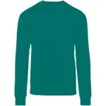 230_52_537_f-2024_02jpg - Hidalgo-werbeartikel 23052 - Signature Tagless Crew Neck Sweatshirt Unisex, emerald green — productfoto 8