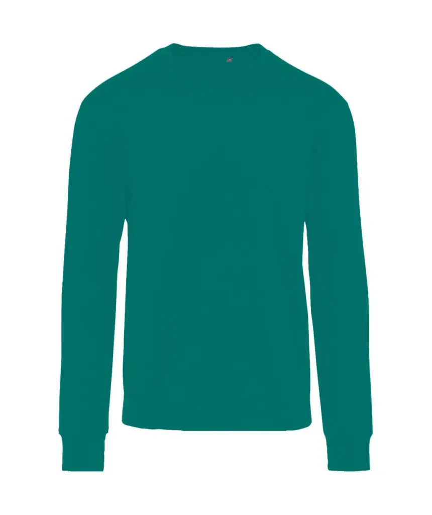 230_52_537_f-2024_02jpg - Hidalgo-werbeartikel 23052 - Signature Tagless Crew Neck Sweatshirt Unisex, emerald green — productfoto 8