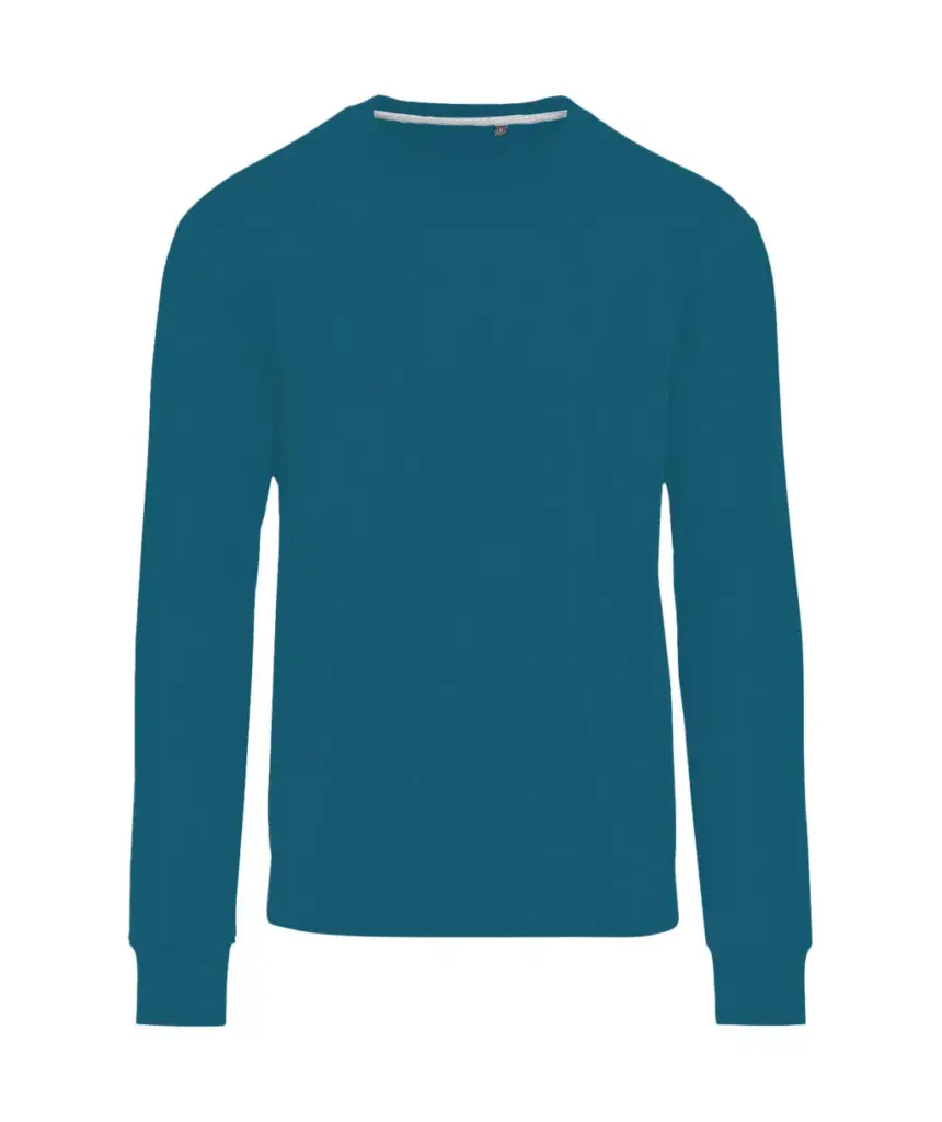 230_52_525_f-2024_02jpg - Hidalgo-werbeartikel 23052 - Signature Tagless Crew Neck Sweatshirt Unisex, petrol — productfoto 7