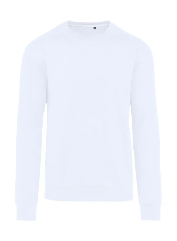 23052 - Signature Tagless Crew Neck Sweatshirt Unisex, snowwhite