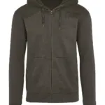 23152 - Signature Tagless Hooded Full Zip Unisex, charcoal — productfoto 2