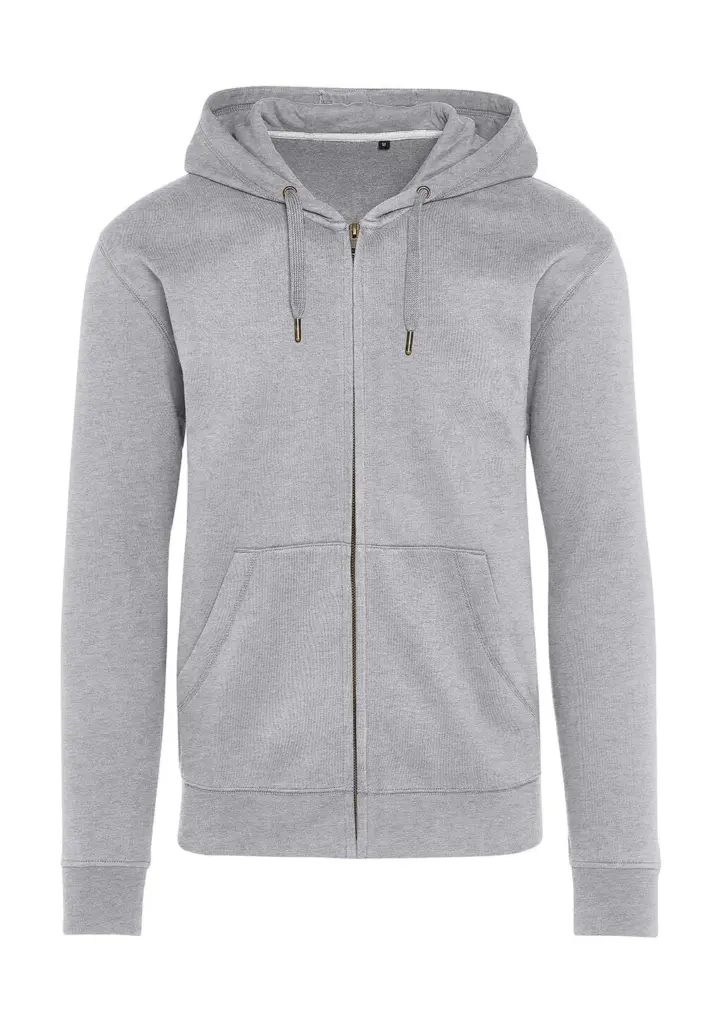 231_52_719_f-2023_02jpg - Hidalgo-werbeartikel 23152 - Signature Tagless Hooded Full Zip Unisex, light oxford — productfoto 4