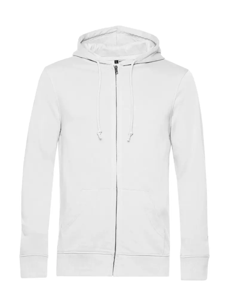 23242 - Inspire Zipped Hood, white