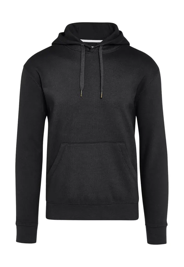23252 - Signature Tagless Hooded Sweatshirt Unisex, dark black — productfoto 2
