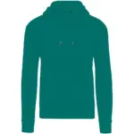 23252 - Signature Tagless Hooded Sweatshirt Unisex, emerald green — productfoto 8