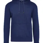 23252 - Signature Tagless Hooded Sweatshirt Unisex, navy — productfoto 4