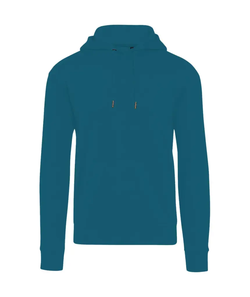 23252 - Signature Tagless Hooded Sweatshirt Unisex, petrol — productfoto 7