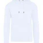 23252 - Signature Tagless Hooded Sweatshirt Unisex, snowwhite