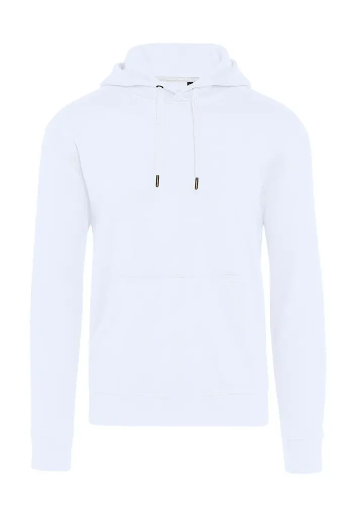 23252 - Signature Tagless Hooded Sweatshirt Unisex, snowwhite