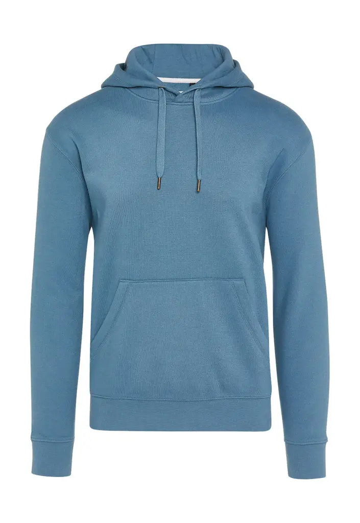 23252 - Signature Tagless Hooded Sweatshirt Unisex, steel blue — productfoto 5