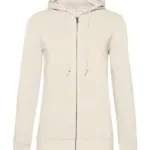 23342 - Zipped Hooded /women, off white — productfoto 2