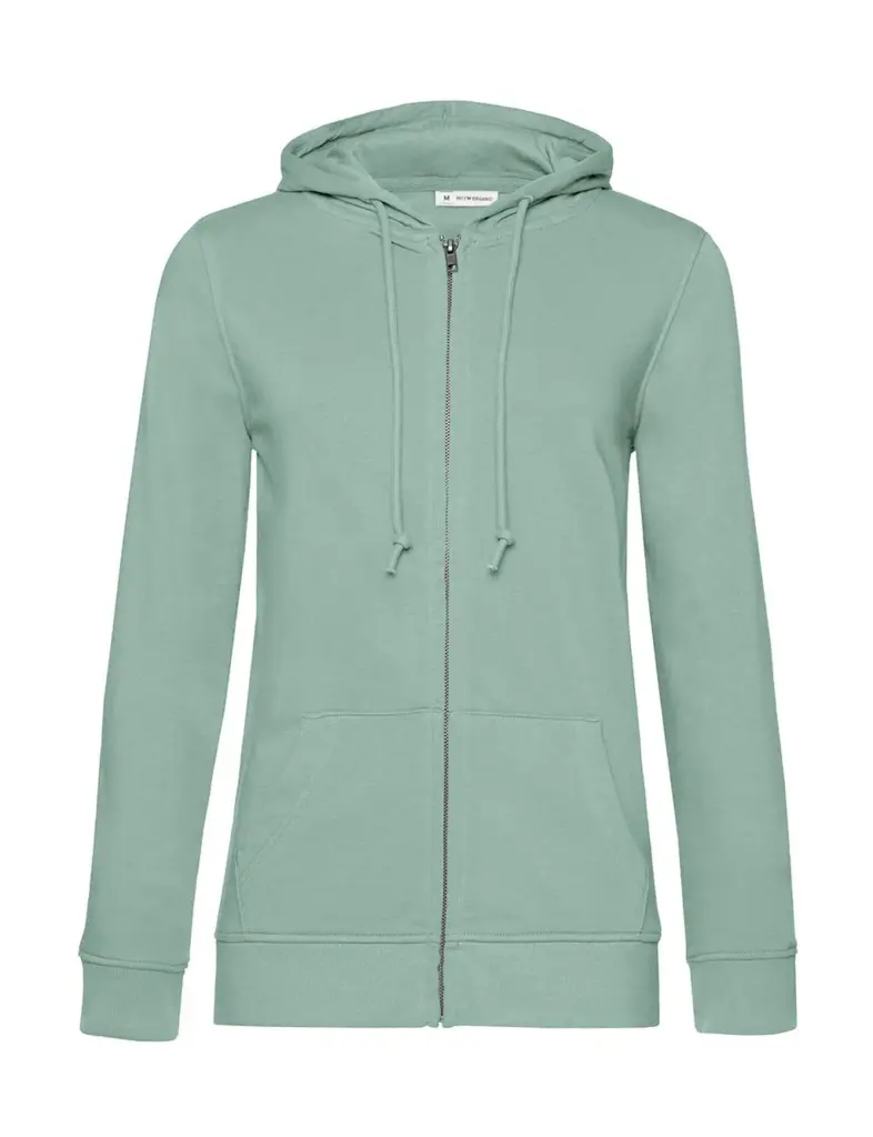233_42_532_f-2020_01jpg - Hidalgo-werbeartikel 23342 - Zipped Hooded /women, sage — productfoto 11