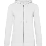 233_42_000_f-2020_01jpg - Hidalgo-werbeartikel 23342 - Zipped Hooded /women, white