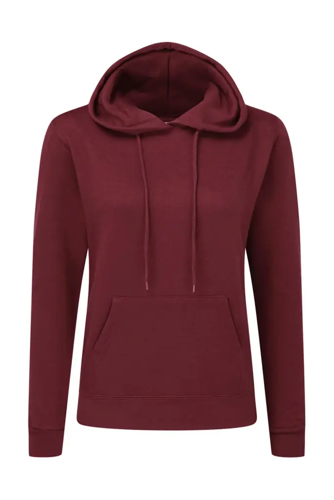 24952 - Hooded Sweatshirt Women, burgundy — productfoto 9