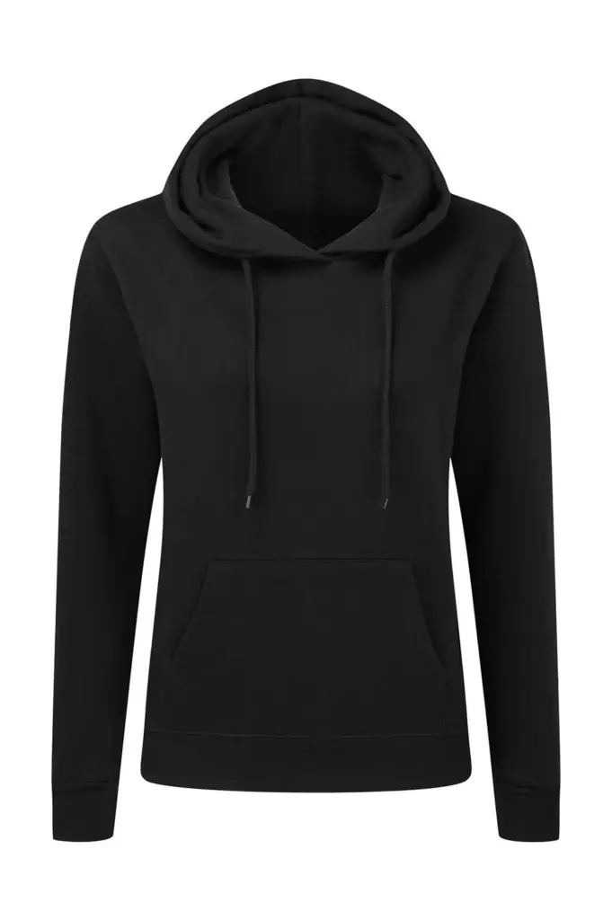 24952 - Hooded Sweatshirt Women, dark black — productfoto 4