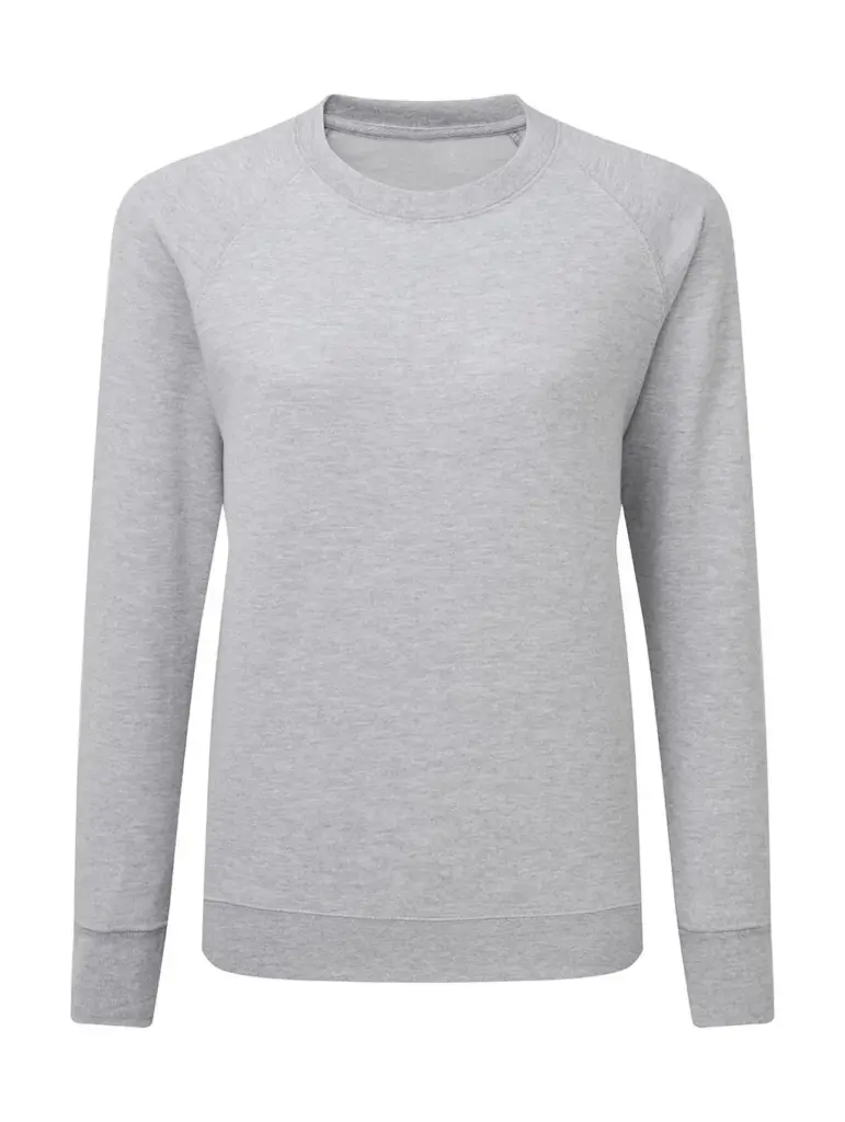 25052 - Raglan Sweatshirt Women, light oxford — productfoto 3