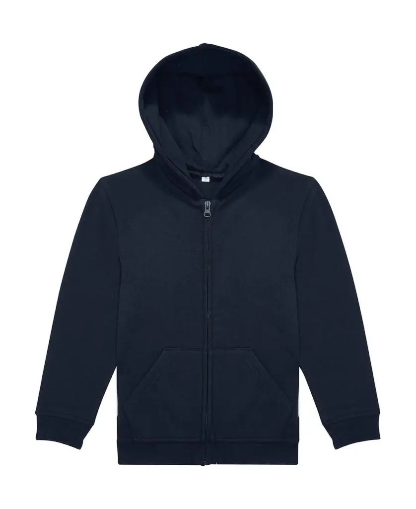 253_42_200_f-2025_01jpg - Hidalgo-werbeartikel Kinder Zip Hoodie bedruckbar aus Fleece mit Reißverschluss — Produktfoto 3