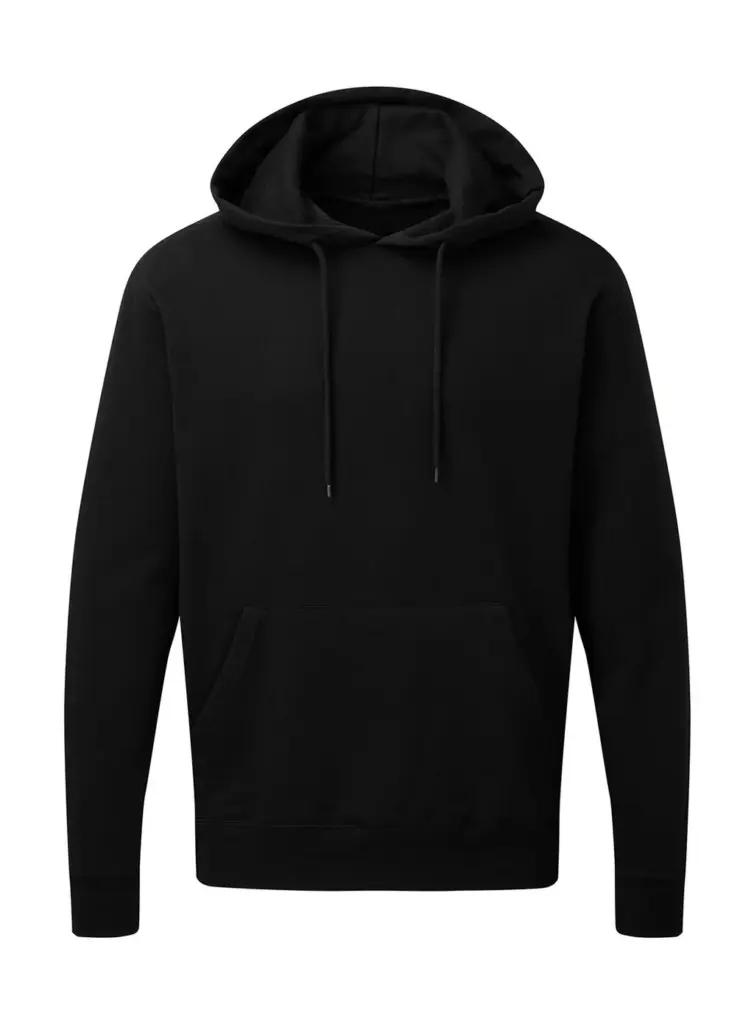 27652 - Hooded Sweatshirt Men, dark black — productfoto 4