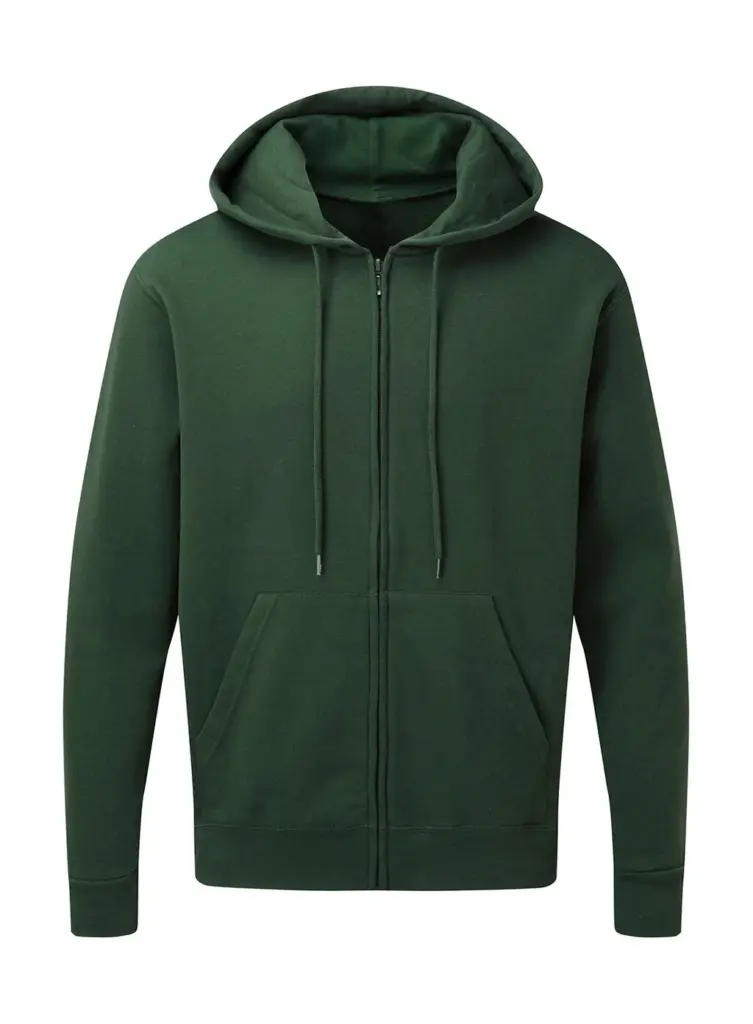 29352 - Hooded Full Zip Men, bottle green — productfoto 11