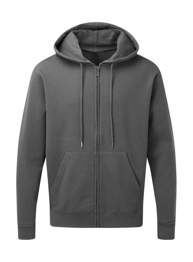 29352 - Hooded Full Zip Men, grey — productfoto 3