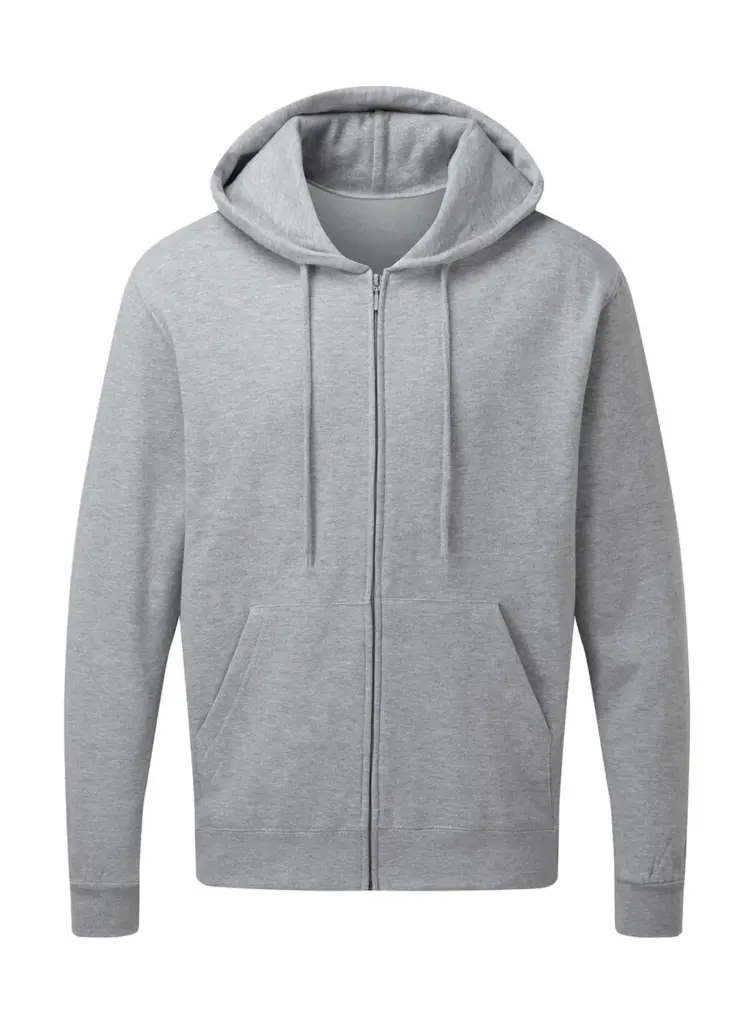29352 - Hooded Full Zip Men, light oxford — productfoto 12