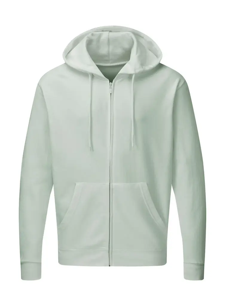 29352 - Hooded Full Zip Men, mercury grey — productfoto 2