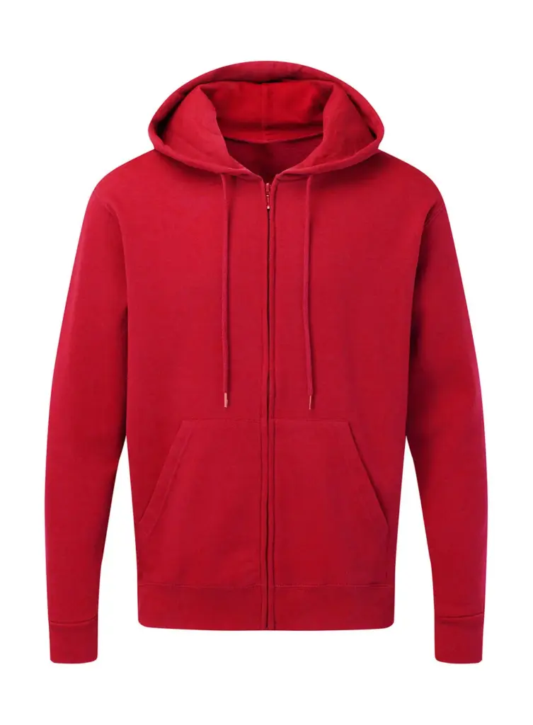 29352 - Hooded Full Zip Men, red — productfoto 8