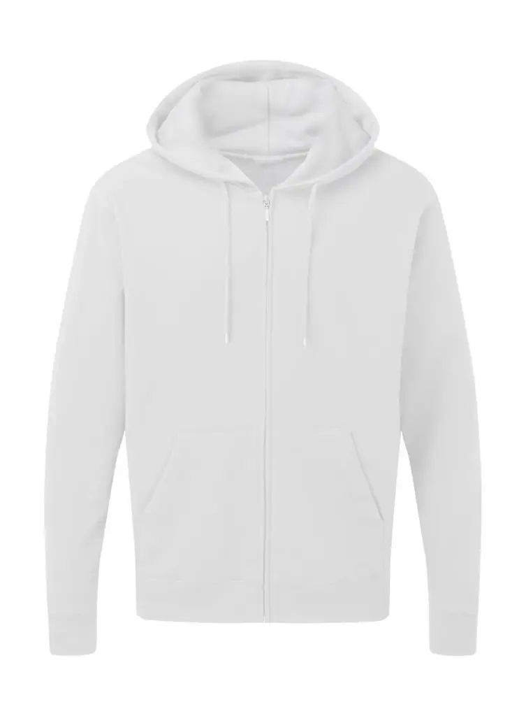29352 - Hooded Full Zip Men, white