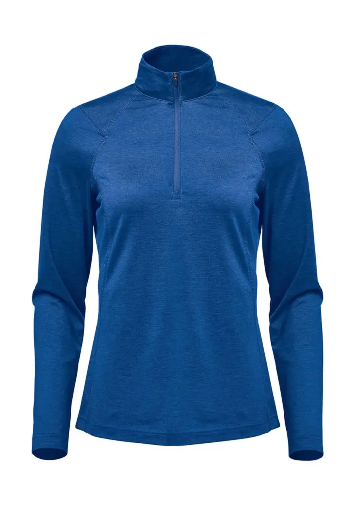 29618 - Women's Milano 1/4 Zip Pullover, classic blue heather — productfoto 2