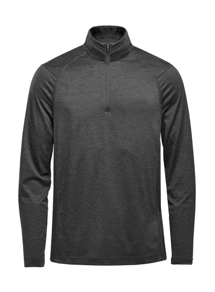 29718 - Milano 1/4 Zip Pullover, charcoal heather — productfoto 2