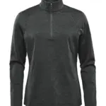 29818 - Womens Treeline 1/4 Zip Pullover, black heather