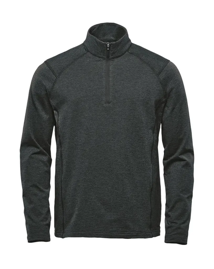 29918 - Mens Treeline 1/4 Zip Pullover, black heather