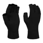 30217 - Fingerless Mitts, black